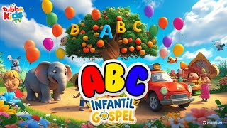 Aprendendo ABC  Música Infantil Gospel  Tubbe kids TV [upl. by Anyak]