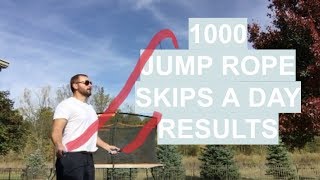 1000 Jump Rope Skips A Day Results [upl. by Kcirrej581]