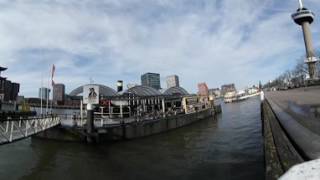 360 degree video Rotterdam Parkhaven  Euromast  Pannenkoekenboot  Splashtours [upl. by Rekoob]