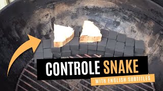 Hoe houd je de BBQ onder controle De snake methode vuurbeheersing deel 2 [upl. by Ativet]