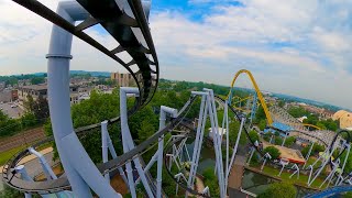 Great Bear Roller Coaster Front Seat POV 4K Hersheypark [upl. by Lua]