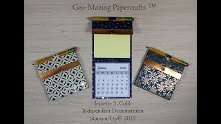 Brightly Gleaming Purse Worthy Post It Note Holder with 2020 Calendar [upl. by Kip]