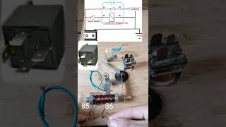 How the 4pin relay works project experiment relayshorts [upl. by Tedmann120]