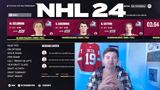 NHL 24  CAN WE TRADE FOR EVERY 1ST ROUND PICK [upl. by Airaet]