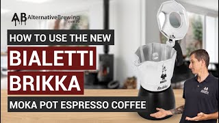 How to Use the New Bialetti Brikka Moka Pot for Espresso Coffee 2022 [upl. by Ewen344]