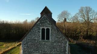 St Marys Church Boveney Filmed on the Dji Spark [upl. by Long]