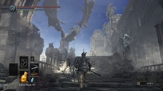 Ancient Wyvern amp Fighting Hawkwood to become Dragon  Dark Souls 3 [upl. by Jeffery874]