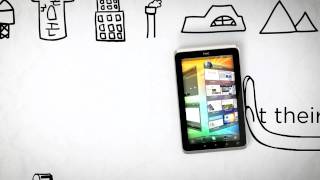 HTC Flyer  First Look [upl. by Zed]