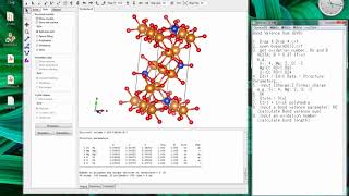 Bond Valence Sum BVS VESTA [upl. by Tarkany194]