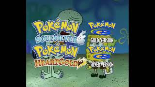 Spongebob Wrong Notes National Park Theme Pokemon Heartgold amp Soulsilver VS Pokemon Gold amp Silver [upl. by Bock289]