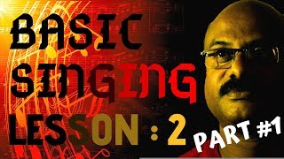 BASIC SINGING LESSON 2part 1  12 MUSICAL NOTES  Pt Shree Sanjay Patki  SWAR SWAMI [upl. by Han668]