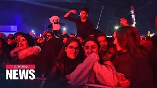 Saudi Arabia holds massive dance music festival [upl. by Ettelracs]