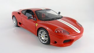 118 Hot Wheels Elite Ferrari 360 Challenge Stradale red [upl. by Yoc671]