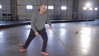 HOCKEY DEFENSEMAN  OffIce Speed and Agility Drill [upl. by Adyht]