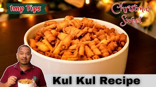 Best Crispy and Crunchy Kul Kul Recipe  How to make the best Kulkuls  Christmas sweets  Stanman [upl. by Raine]