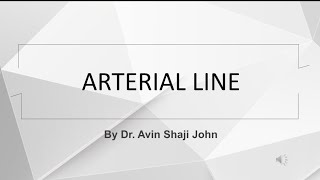 Arterial Line Insertion [upl. by Adnaluoy]