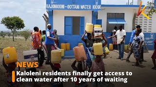 Kaloleni residents celebrate restoration of Kajongooni and Biningala boreholes [upl. by Grimona919]