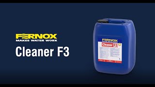 Fernox Commercial Range  Cleaner F3 10L [upl. by Swor]