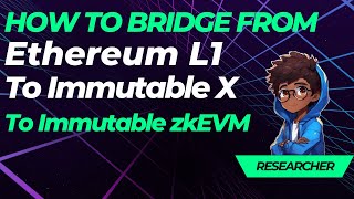 How to Bridge from Ethereum L1 to Immutable X to Immutable zkEVM 2024 [upl. by Etirugram]