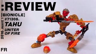 REVIEW LEGO Bionicle  Tahu  Uniter of Fire Français [upl. by Rehctelf]