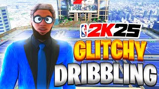 NBA 2K25 NEW GLITCHY DRIBBLE MOVES AND SPEEDBOOSTING GAMEPLAY [upl. by Odracer]