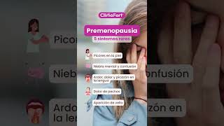 🌺 SÍNTOMAS RAROS o menos comunes de la MENOPAUSIA 😨 Picores niebla mental boca ardiente y más [upl. by Zul]