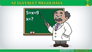 EGYENLETEK MEGOLDÁSA [upl. by Delanty]