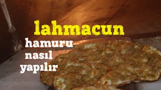 Lahmacun hamuru nasıl yapılır lahmacun hamuru nasıl hazırlanır ustasından lahmacun hamuru tarifi [upl. by Brouwer]