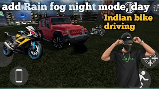 New update 😯😯 Aay gya new Fog Rain Nigh day Thar rox😍😍 in indian bike driving 3d viralvideo [upl. by Kensell]