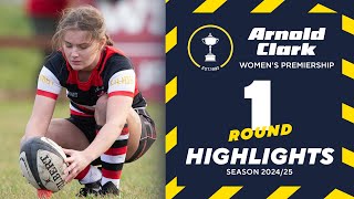 HIGHLIGHTS  Arnold Clark Womens Premiership 202425  Round 1 [upl. by Sufur]