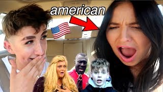 American Reacts to British Grime and Rap n we chat sht [upl. by Heyra]