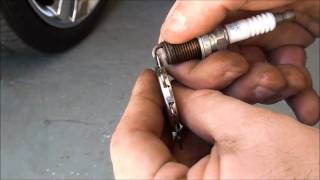 Changing the Spark Plugs on Jaguar S type R part 1 [upl. by Elodea]