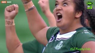 Indigenous All Stars Women Unity Dance vs Maori Ferns Haka 2019 [upl. by Gaynor647]