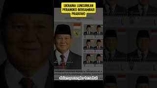 KEREN UKRAINA LUNCURKAN PERANGKO BERGAMBAR PRABOWO prabowo prabowosubianto indonesia [upl. by Meece594]