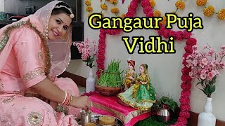 समृद्धि और सौभाग्य के लिए कैसे करें गणगैर पूजा  Juhi Ravindra Rana kaleidoscopeoflife gangaur [upl. by Pond75]