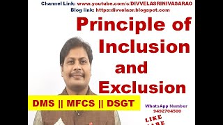 Principle of Inclusion and Exclusion  What is Principle of Inclusion and Exclusion  DMS  MFCS [upl. by Ofilia]