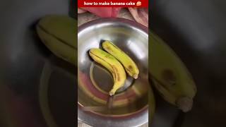 How to make banana cake 🍰 shorts [upl. by Eillo]