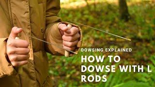 INTRODUCTION TO DOWSING WITH L RODS explained by a professional dowser dowsing dowsingrods [upl. by Irved]