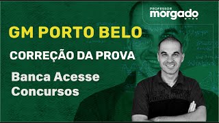 CORREÇÃO RLM  GM PORTO BELO  ACESSE CONCURSOS [upl. by Einafit]