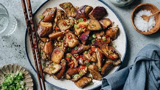 Air Fryer Garlic Eggplant Recipe [upl. by Akimihs132]