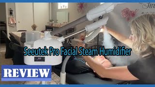 Seeutek Pro Facial Steam Humidifier Review  The steamer works Great Is It Worth It [upl. by Lorene]