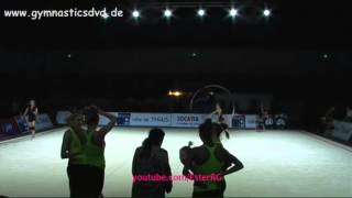 Arina Averina Ribbon Training  GP Thiais 2016 [upl. by Akitnahs17]