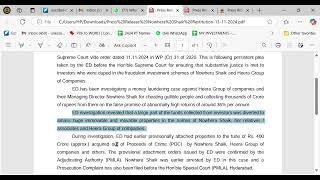 Heera Gold Scam  Press Release Enforcement Directorate November 13 2024 [upl. by Eirod]