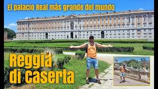 REGGIA DI CASERTA El palacio real màs grande del mundo [upl. by Aibos]