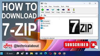 How to Download 7 zip in Windows 11 [upl. by Llen]