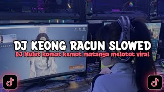 DJ KEONG RACUN SLOWED DANI RMX DJ MULUT KOMAT KEMOT MATANYA MELOTOT VIRAL TIKTOK [upl. by Jeaz106]