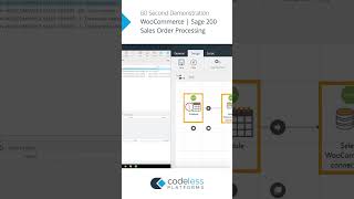 60 second Integration Demonstration WooCommerce to Sage 200 bpa businessprocessautomation [upl. by Rehttam]