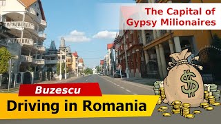 🔴 Romania • Buzescu Teleorman • Driving the main street of Buzescu the capital of gypsy milionaires [upl. by Paik]