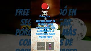 Tercera parte ver free fire contra roblox [upl. by Atiek]