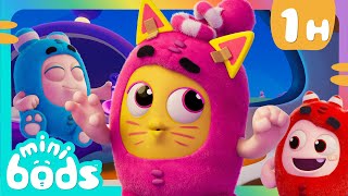 Jeffs Suspicious Sick Day  Minibods  Mini Oddbods  Baby Oddbods  Funny Cartoons For Kids [upl. by Bren242]